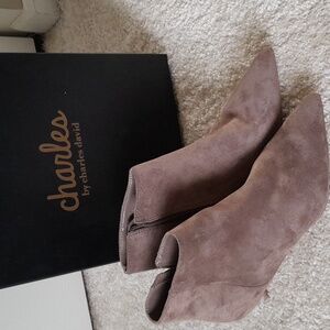 Boots in micro suede